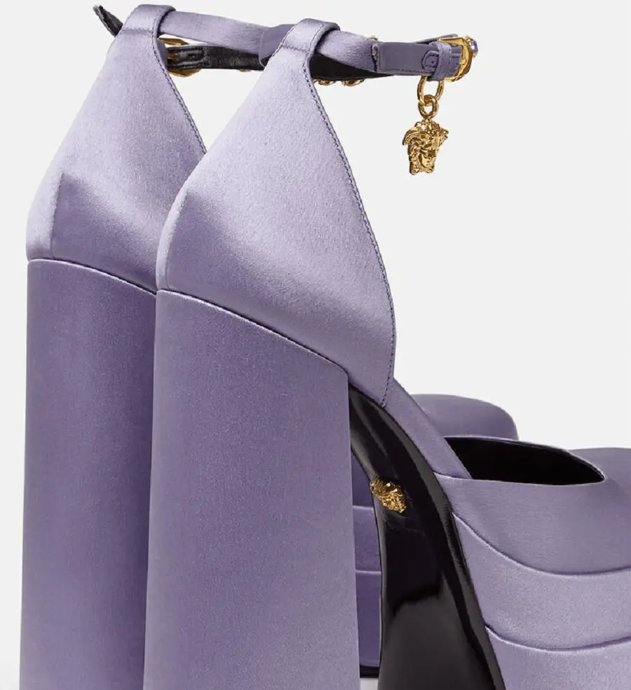 Giày Versace Medusa Aevitas Platform Pumps 1002005-DRA67-1L72V - Ảnh 5