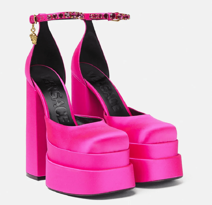 Giày Versace Medusa Aevitas Platform Pumps 1002005-DRA67-1PA4V - Ảnh 3