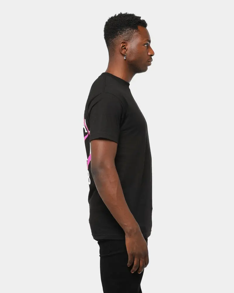 Áo Anti Social Social Club x Fragment Pink Bolt Tee Black ASSC-XFPBTBK - Ảnh 6