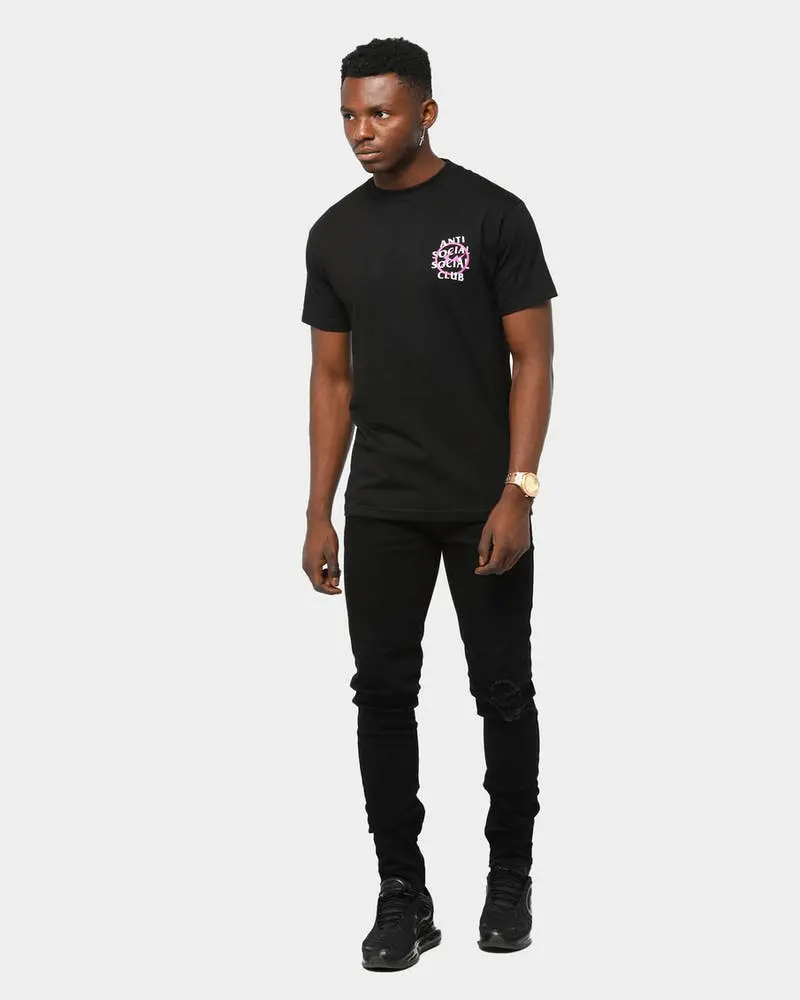 Alternative view of Áo Anti Social Social Club x Fragment Pink Bolt Tee Black ASSC-XFPBTBK