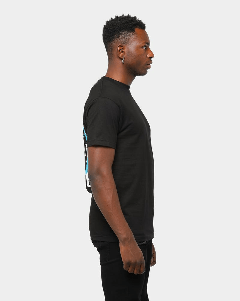 Áo Anti Social Social Club x Fragment Blue Bolt Tee Black ASSC-XFBBTBK - Ảnh 5