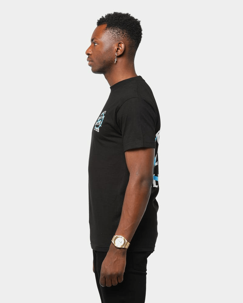 Áo Anti Social Social Club x Fragment Blue Bolt Tee Black ASSC-XFBBTBK - Ảnh 4