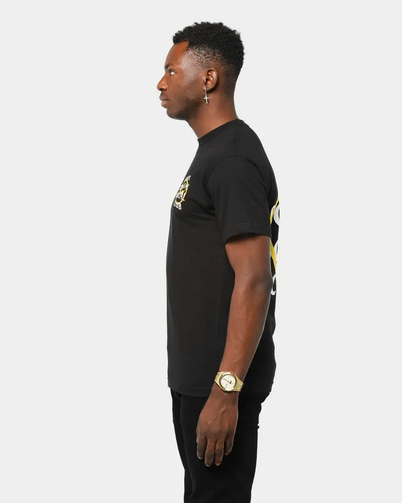 Áo Anti Social Social Club x Fragment Yellow Bolt Tee Black ASSC-XFYBTBK - Ảnh 5