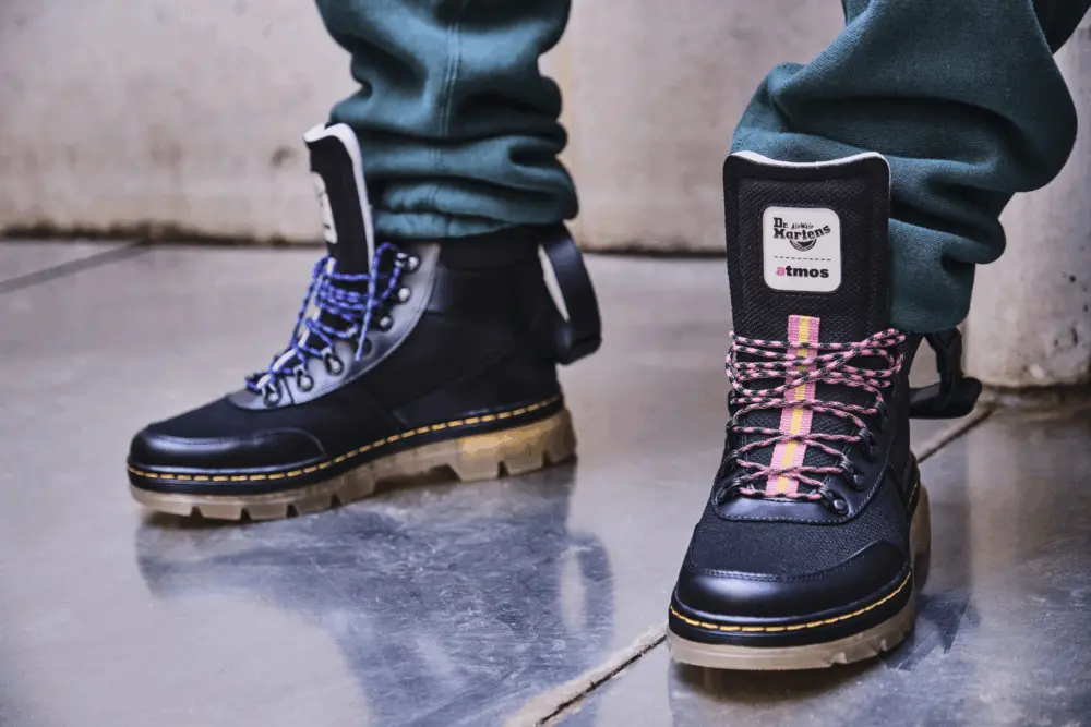 Alternative view of Giày Dr. Martens Atmos x Combs Tech Boot 'Black' 27048001