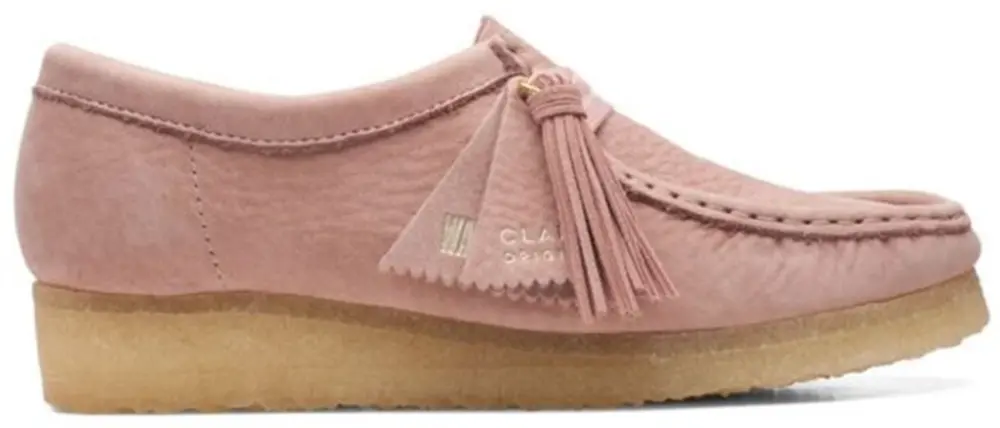 Giày Clarks Wallabee 'Blush Synthetic' 261-69435