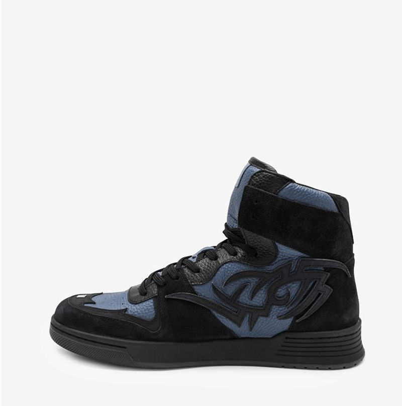 Giày MSIBHV Court Sneaker 'Black & Blue' 3121BM619 - Ảnh 2