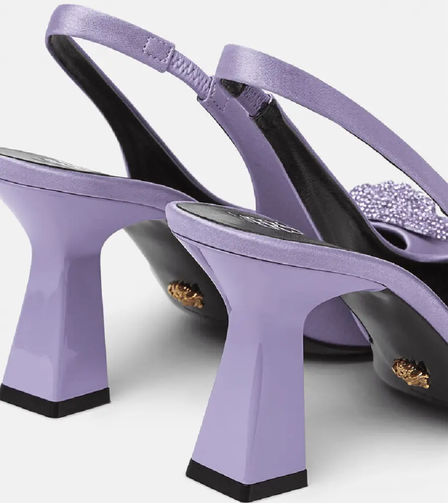 Giày Versace La Medusa Patent 'Purple' 1002388-1A00619-1L720 - Ảnh 5