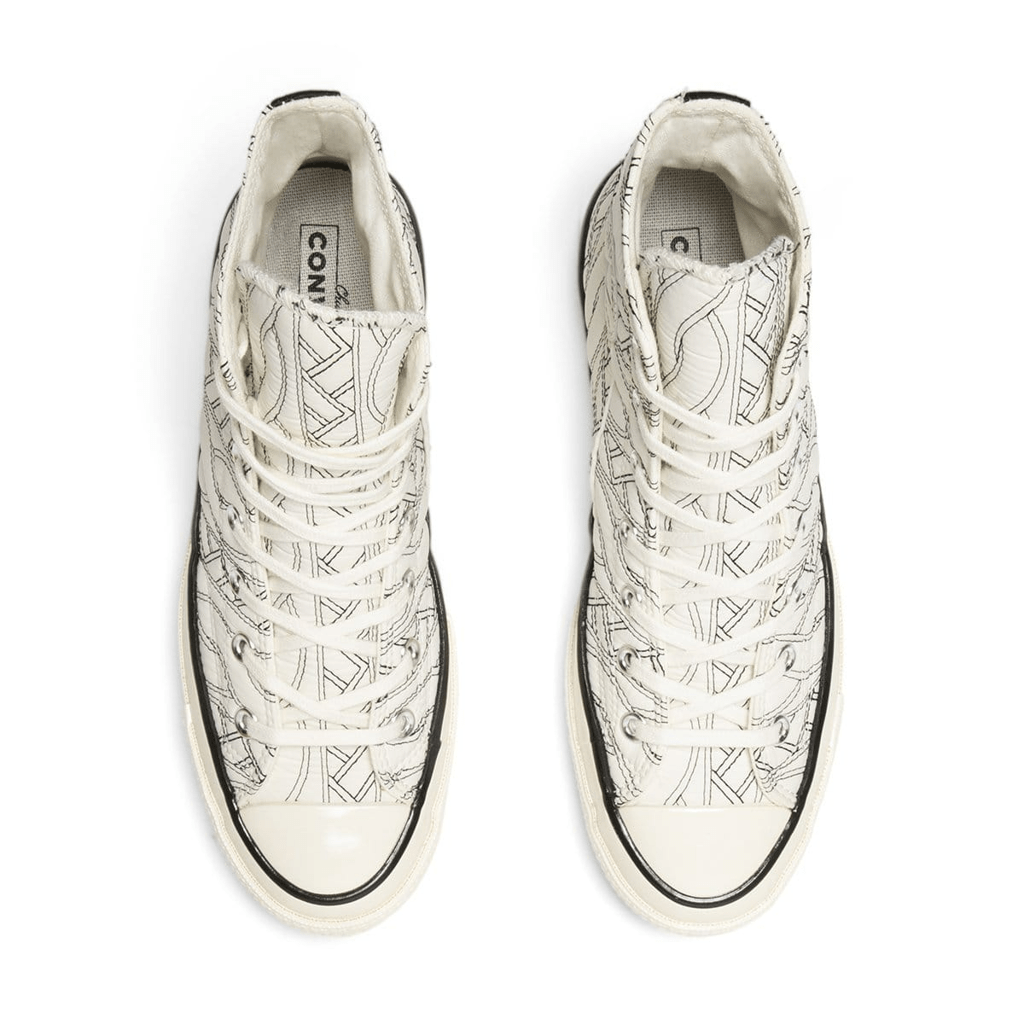 Giày Converse Chuck 70 High 'Runway Cable Egret Black' 568674C - Ảnh 3