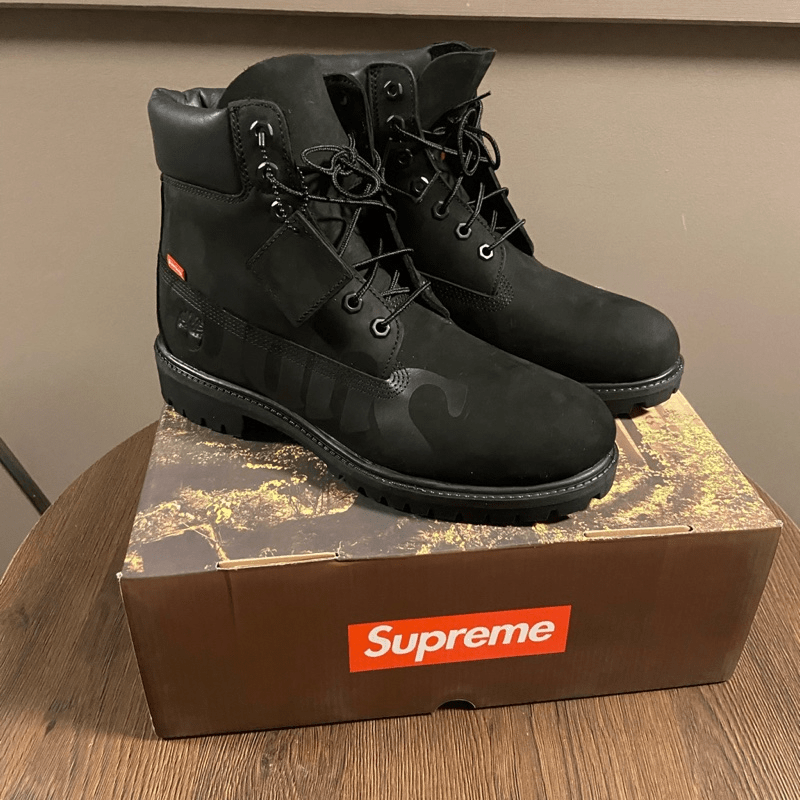 Giày Timberland Supreme x 6 Inch Premium Waterproof Boot 'Big Logo Black' TB-0A2MSQ-001 - Ảnh 3