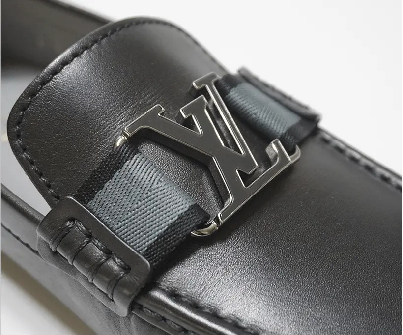 Giày Louis Vuitton Monte Carlo Moccasin Loafers Black 7-1A5V1Y0724 - Ảnh 7