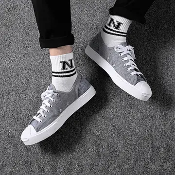 Alternative view of Giày Converse Jack Purcell Renew Low 'Grey Twill' 169613C