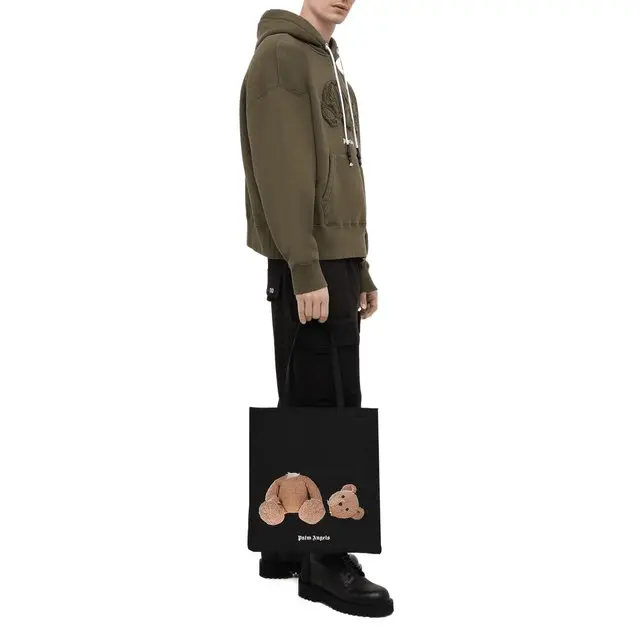 Alternative view of Túi Palm Angels Bear Shopping Bag 'Black' PMNP001S21FAB0011060