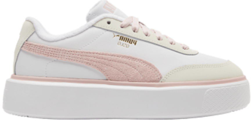 Giày Puma White Pink Sneakers 381128-01