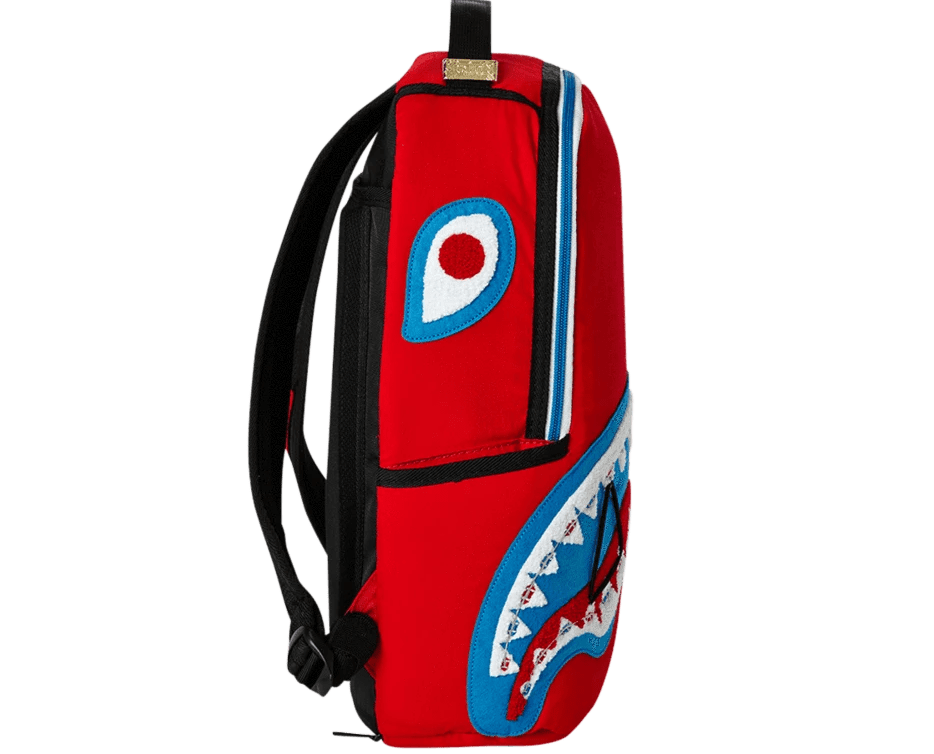 Balo Sprayground Braces Shark Red - Ảnh 5