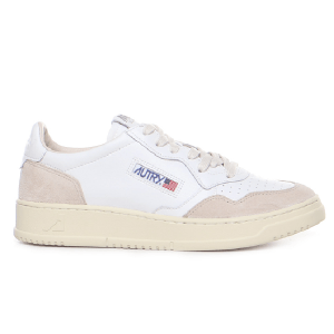 Giày Autry Low Leather Suede 'White' AULM-LS33