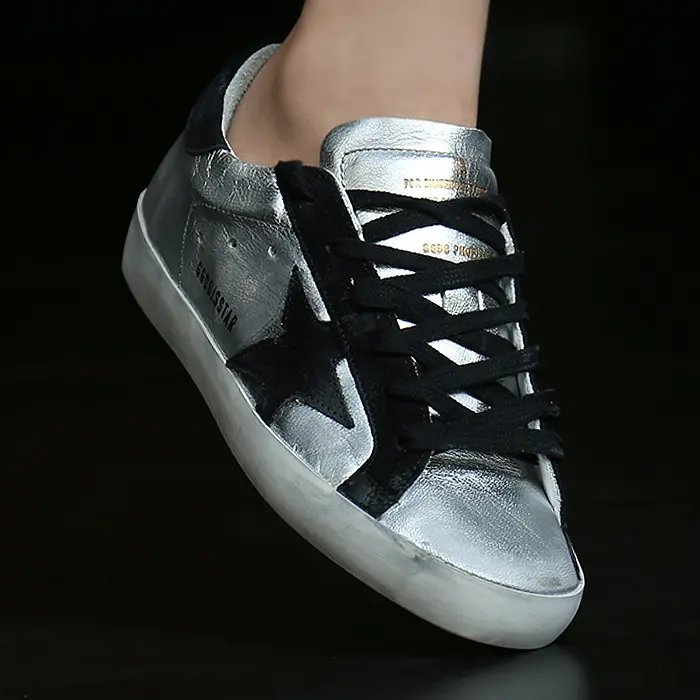 Giày Golden Goose Super Star 'Silver' GCOWS590-A8 - Ảnh 5