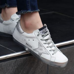 Alternative view of Giày Golden Goose Wmns Superstar 'Sparkle Silver' GCOWS590-E36