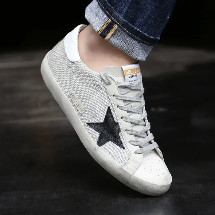 Giày Superstar Golden Goose Sneakers With Laminated Star GWF00101-F000314-80185 - Ảnh 5