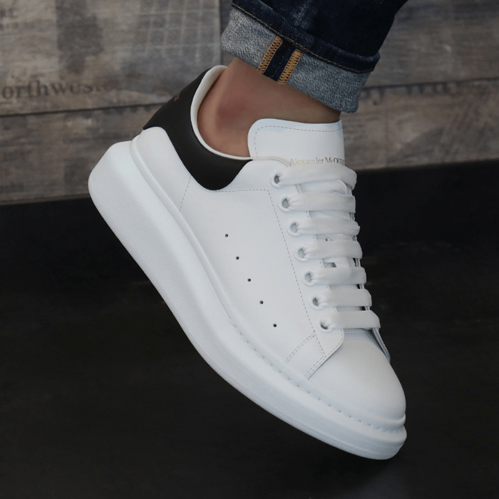 Giày Alexander McQueen Oversized Sneaker 'White Black' 553680-WHGP5-9061 - Ảnh 4