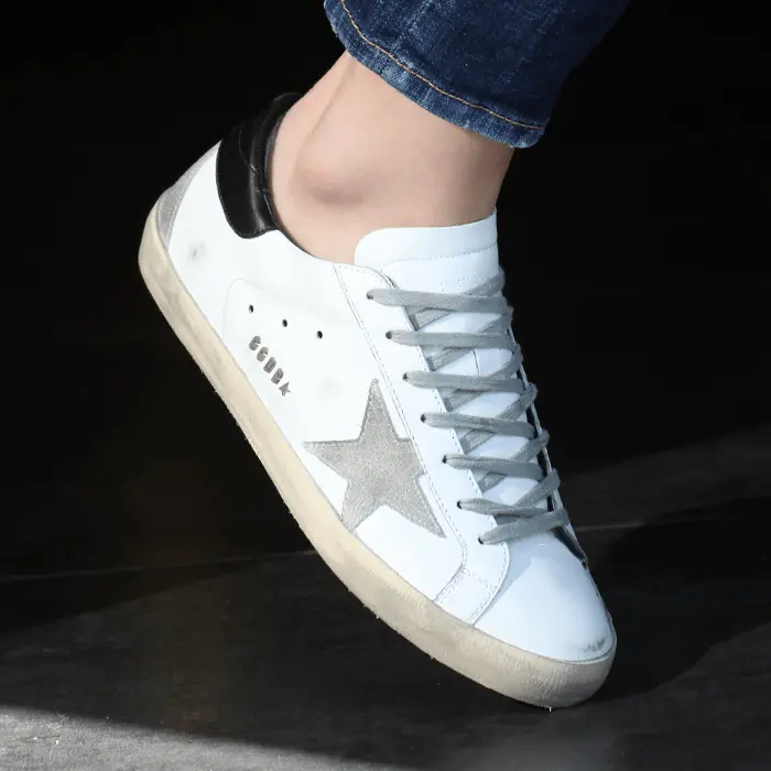 Giày Golden Goose Superstar W55 White Black Tab GMF00102-F000318-10220 - Ảnh 4