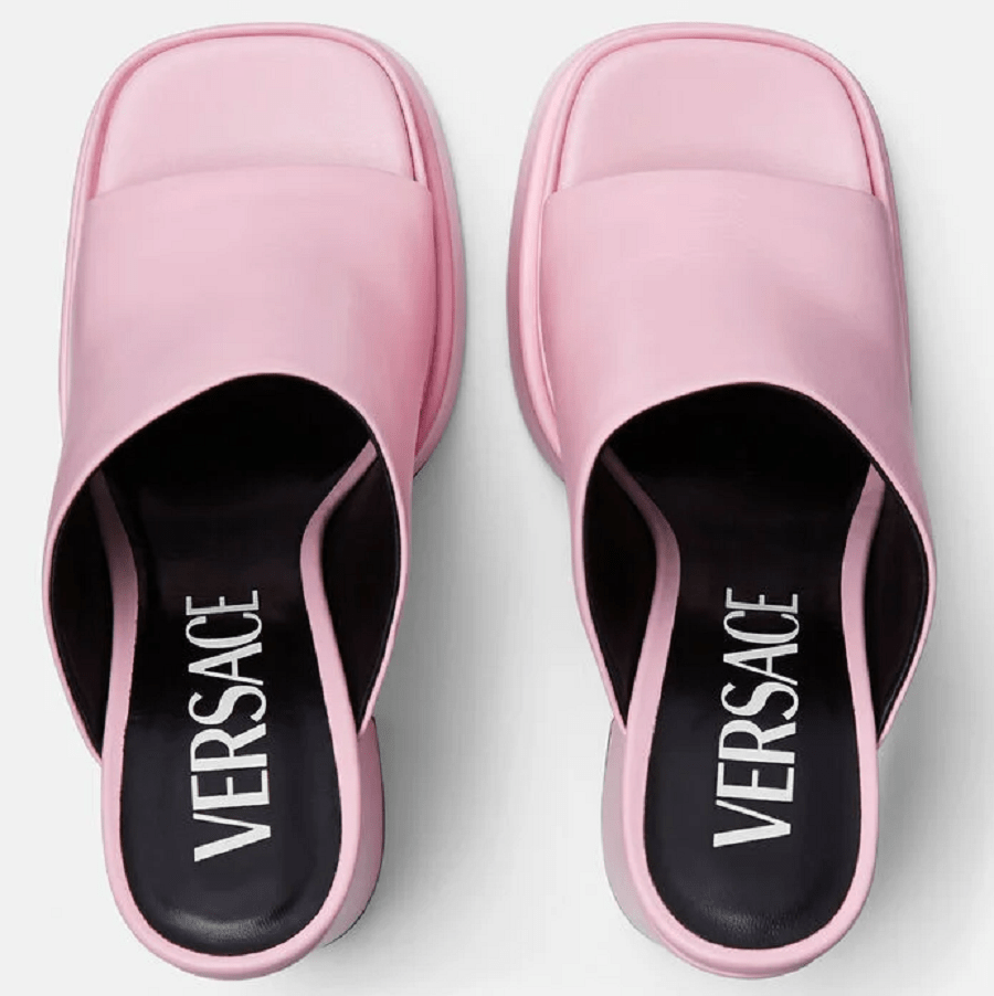 Giày Versace Platform Mules 1003320-DVT2P-1PB9V - Ảnh 5