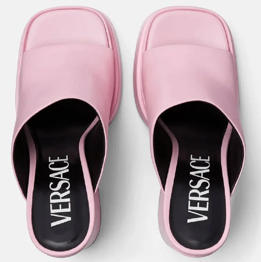 Giày Versace Platform Mules 1003320-DVT2P-1PB9V - Ảnh 5
