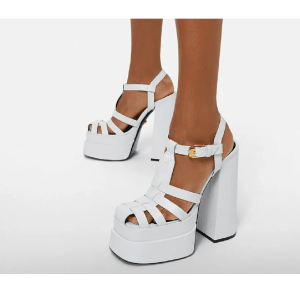 Alternative view of Giày Versace La Medusa Platform Sandals 1003326-DVT2P-1W00V