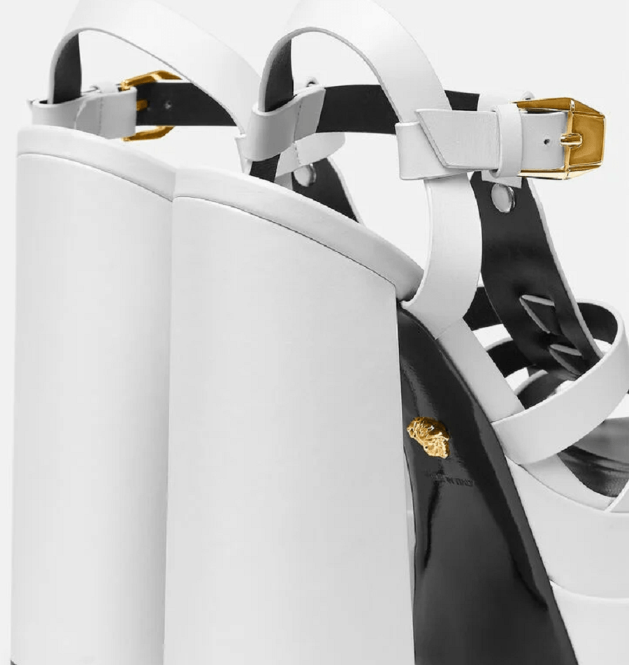 Giày Versace La Medusa Platform Sandals 1003326-DVT2P-1W00V - Ảnh 3