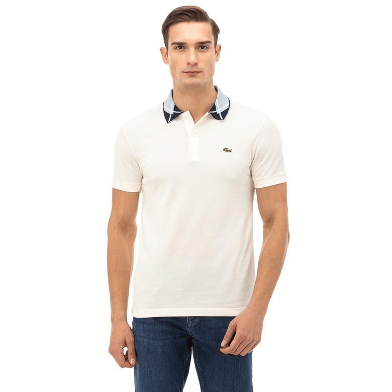 Áo Lacoste Erkek Regular Fit Beyaz Polo PH8570-BQ9 - Ảnh 3
