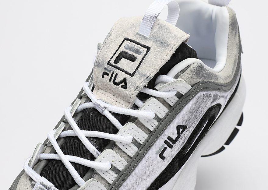 Giày Fila Disruptor 2 White " Cá Mập" Washing FS1HTB1211X - Ảnh 4