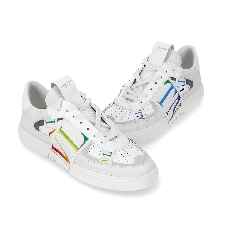 Giày Valentino Low-Top VL7N White Multicolor VY2S0C58GWJ2QM - Ảnh 3