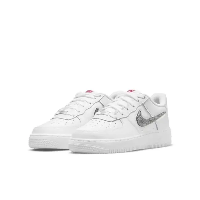 Giày Nike Air Force 1 Low LV8 White Metallic Silver DC9651-100 - Ảnh 3