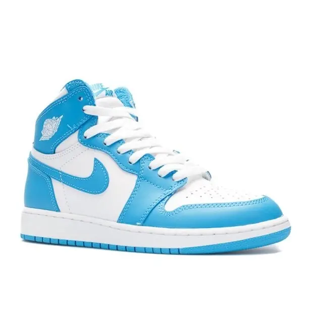 Alternative view of Giày Nike Air Jordan 1 Retro High OG BG 'UNC' 575441-117