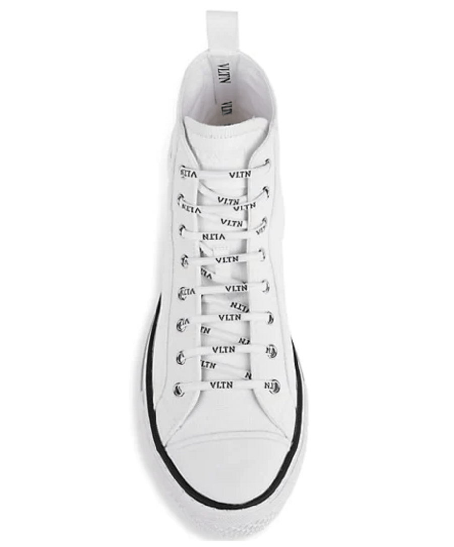 Giày Valentino Giggies high top sneakers UY2S0D51MBU0BO - Ảnh 4