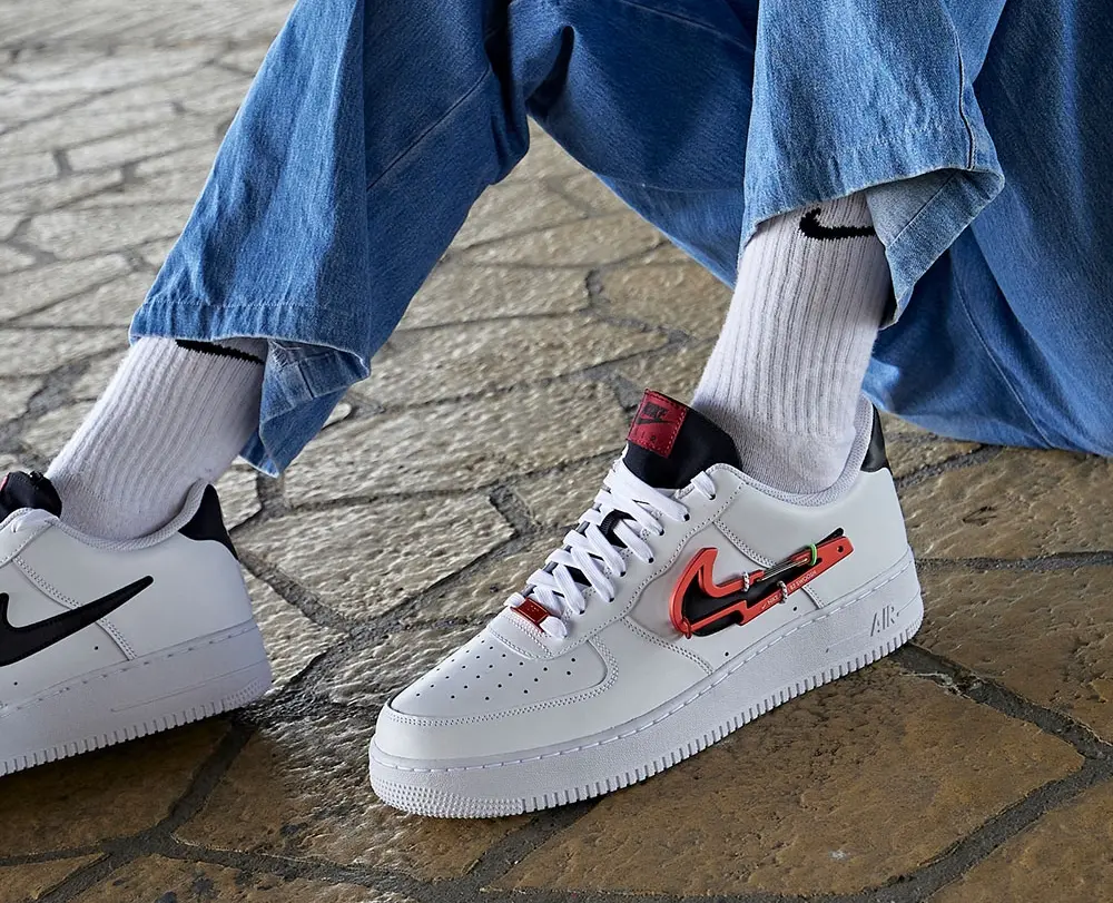 Giày Nike Air Force 1 Carabiner 'Habanero Red' DH7579-100 - Ảnh 4