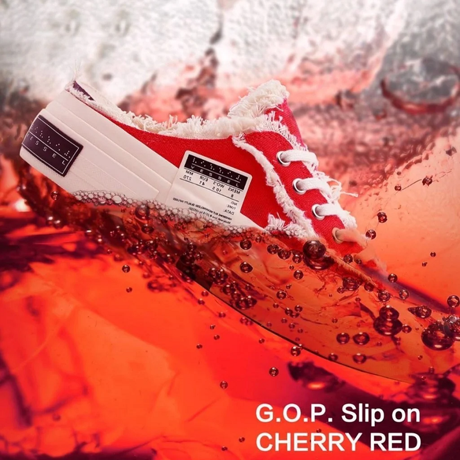 Giày Xvessel G.O.P. Slip On Cherry Red - Ảnh 6