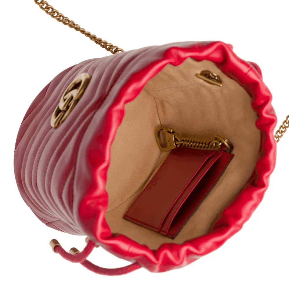 Túi Gucci GG Marmont Mini Bucket Bag 575163 DTDRT 6433 - Ảnh 7