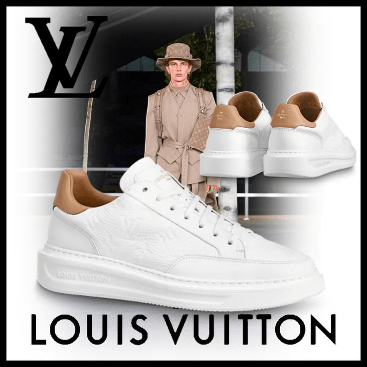 Giày Louis Vuitton Beverly Hills Trainers 'White' 1A8V3L - Ảnh 3