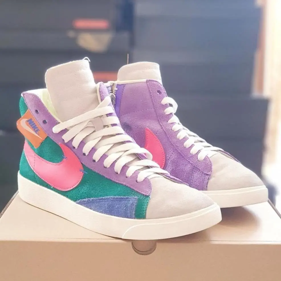 Alternative view of Giày Nike Wmns Blazer Mid Rebel 'Multi-Color' CQ7786-561