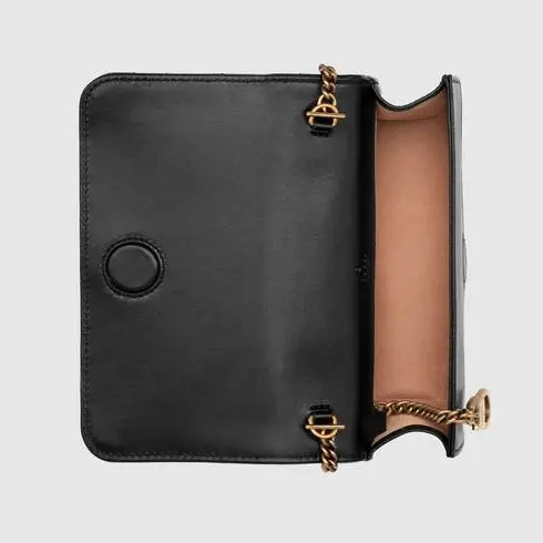 Túi Gucci GG Marmont Mini Bag 488426 DSVRT 1000 - Ảnh 4