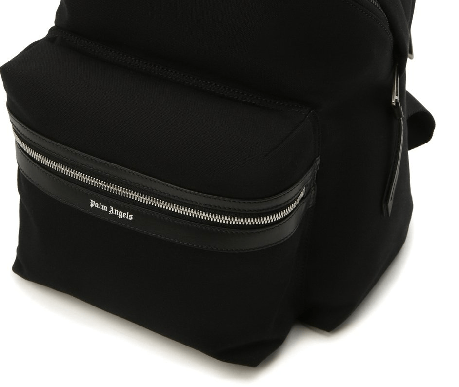 Túi Palm Angels Micro Logo 'Black' PMNB015F21LEA0011072 - Ảnh 3