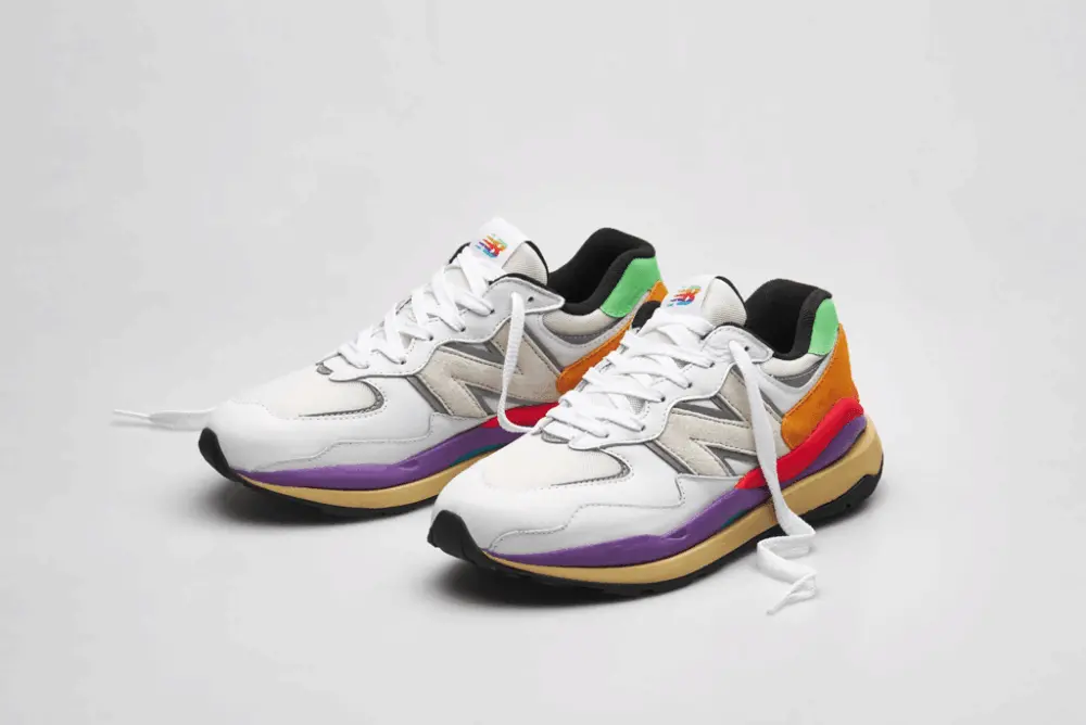 Alternative view of Giày New Balance 5740 'Munsell White Vivid Cactus' M5740LA