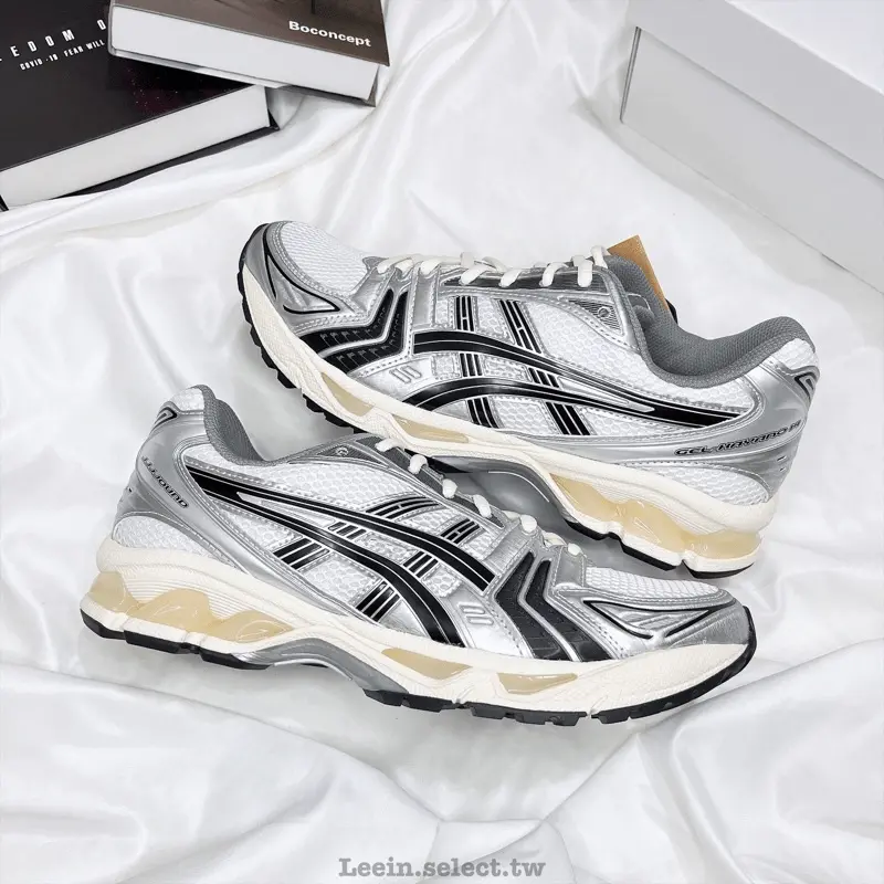 Alternative view of Giày Asics Gel-Kayano 14 'JJJJound Silver Black' 1201A457-101