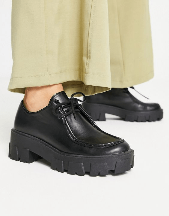 Giày Saint Laurent Malo Derbies In Smooth Leather 'Black' 687532AAAGM1000 - Ảnh 2