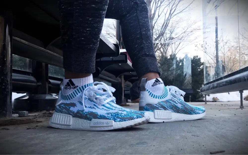 Giày Adidas Sneakersnstuff x NMD_R1 Primeknit 'Datamosh' BB6364 - Ảnh 5