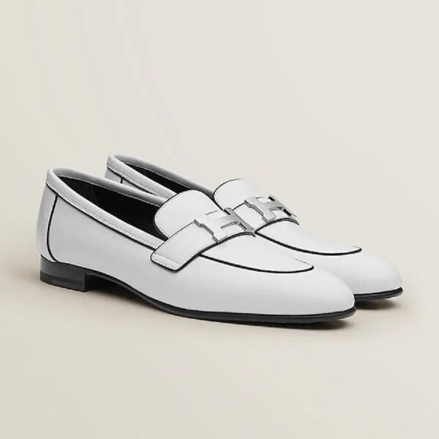 Alternative view of Giày Hermes Paris Loafer ‘Blanc’ H221004Z90380