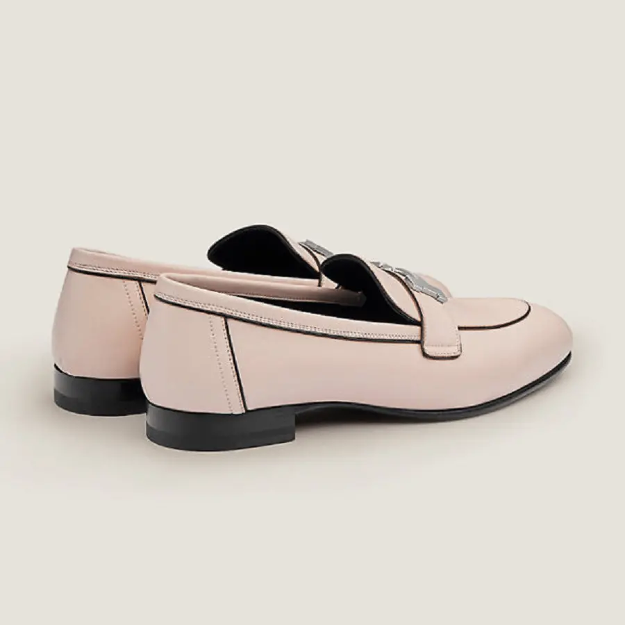 Giày Hermes Paris Loafer ‘Rose Pétale’ H221004ZP6360 - Ảnh 3