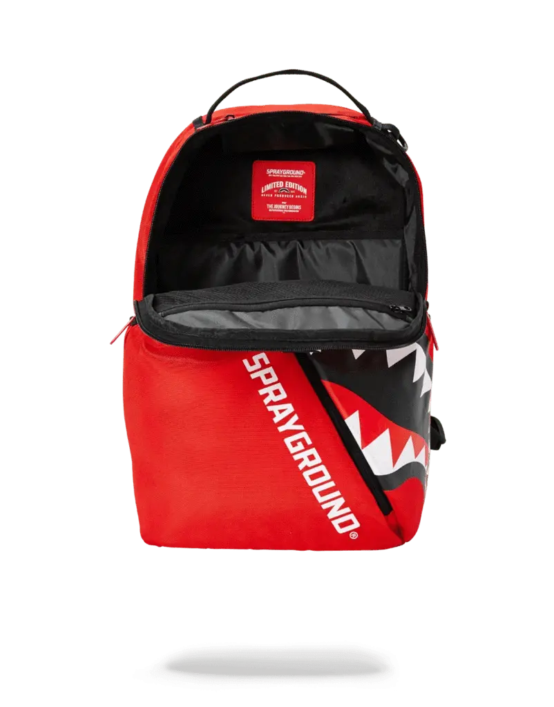 Sprayground Angled Shark 'Red' - Ảnh 4