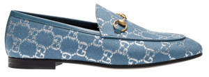 Giày Gucci Mocassini Jordaan GG Blue 431467-2C820-4691
