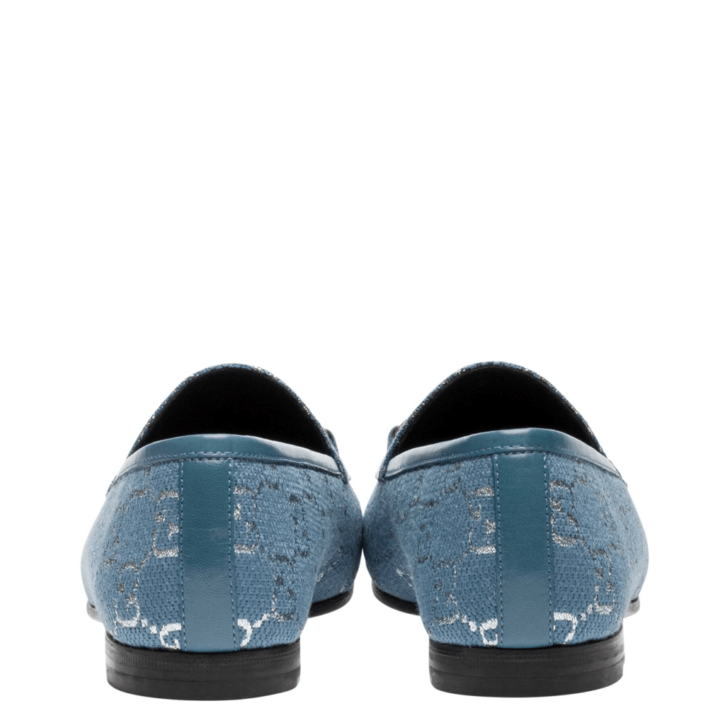 Giày Gucci Mocassini Jordaan GG Blue 431467-2C820-4691 - Ảnh 2
